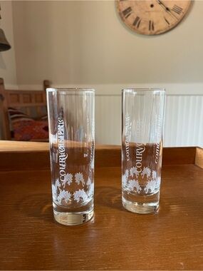 Vintage Courvoisier Highball Cognac Glasses Set of 2
